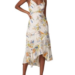 Parker Melody Floral Tiered Midi Dress